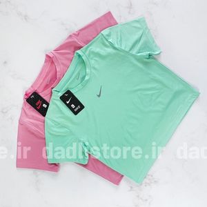 کراپ تاپ ورزشی آستین کوتاه نایکی Nike