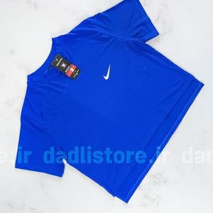 خرید اینترنتی کراپ تاپ ورزشی آستین کوتاه بغل چاکدار نایکی Nike