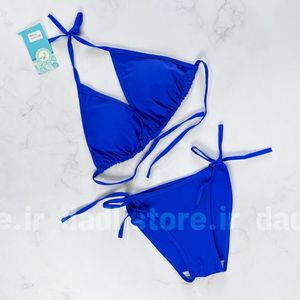 خرید آنلاین بیکینی کاپ متحرک طرح آبی کاربنی