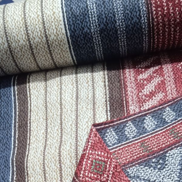 پارچه روتختی  ملحفه ای روتشکی پرده عرض 240 با رنگ ثابت طرح چهل تیکه