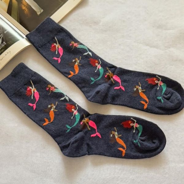 جوراب ساقدار زنانه طرح هنری