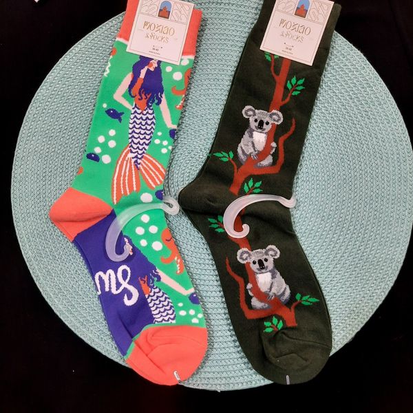 جوراب ساقدار زنانه طرح هنری