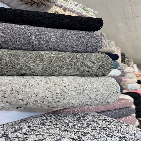 پارچه گیپور مخمل 1184