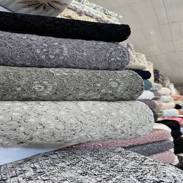 پارچه گیپور مخمل 1184