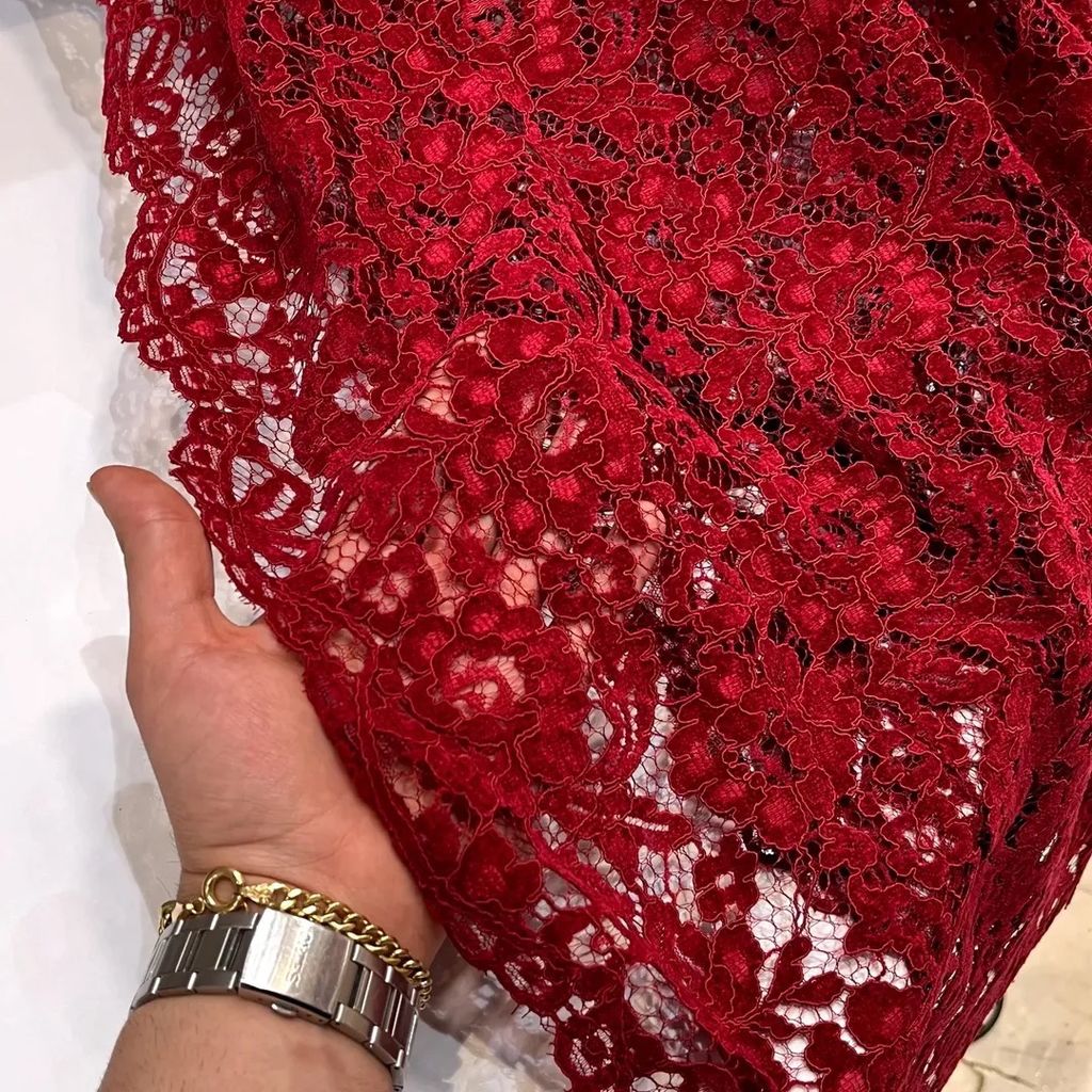 قیمت ارزان پارچه گیپور مخمل