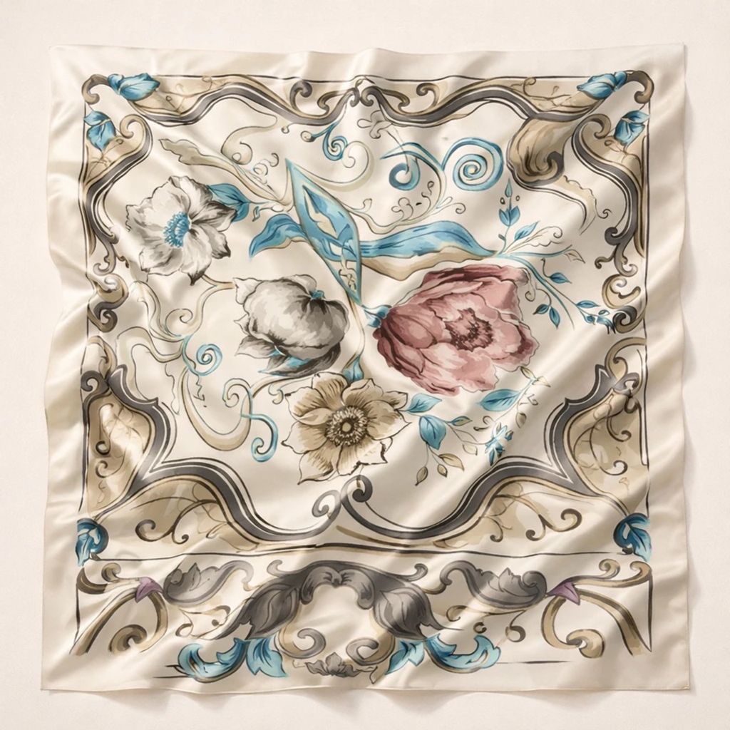 قیمت روسری ابریشم دوردوز زنانه