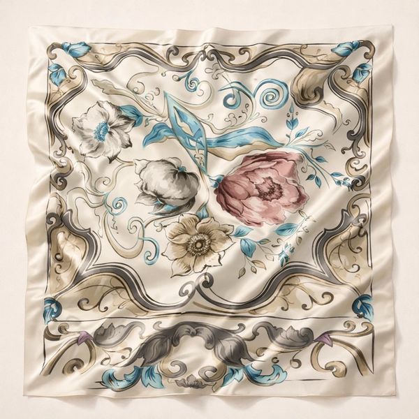 روسری ابریشم دوردوز زنانه