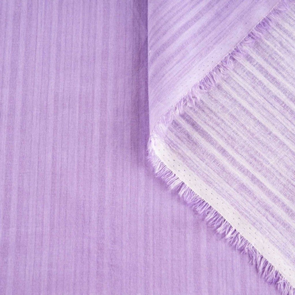 فروش اینترنتی پارچه لینن بنفش راه راه (P0044-2)