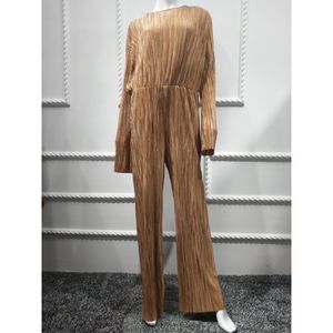 خرید انلاین سرهمی اورال شاین پلیسه مجلسی زنانه رنگ کرم