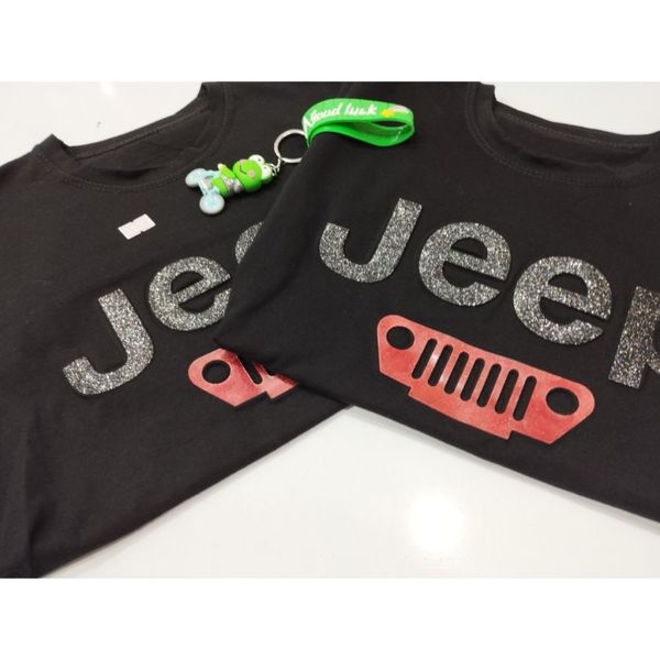 تیشرت اسپورت مشکی طرح jeep