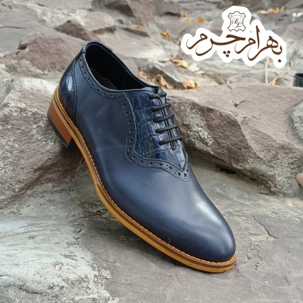 خرید آنلاین کفش مردانه مجلسی چرم طبیعی دست دوز مدل ژرژ 