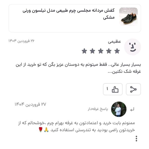 کفش مردانه مجلسی چرم طبیعی مدل نیلسون ورنی مشکی