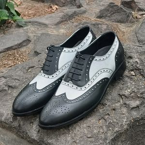 فروش اینترنتی کفش مردانه مجلسی چرم طبیعی مدل نیلسون دورنگ