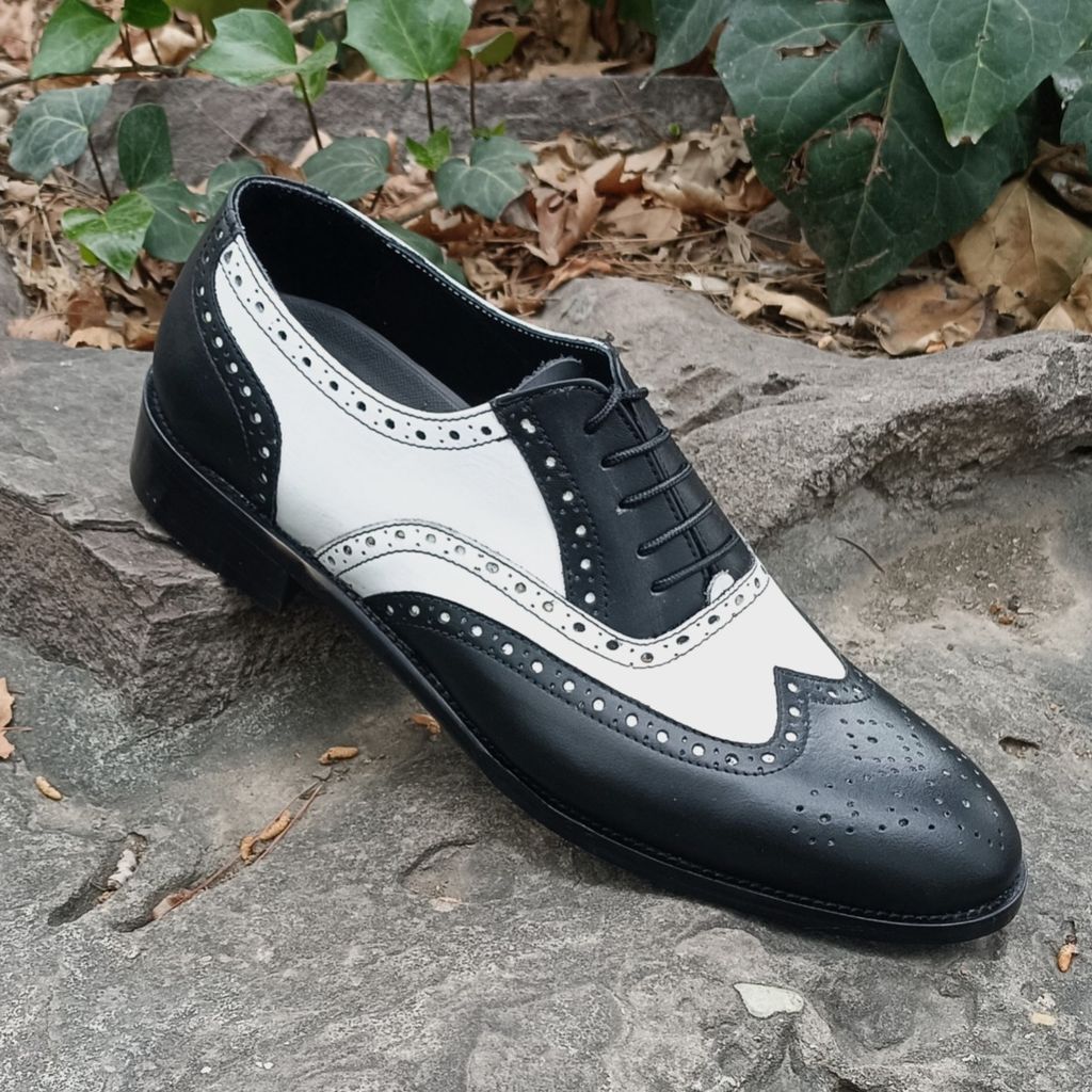 قیمت کفش مردانه مجلسی چرم طبیعی مدل نیلسون دورنگ