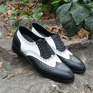 مشخصات کفش مردانه مجلسی چرم طبیعی مدل نیلسون دورنگ