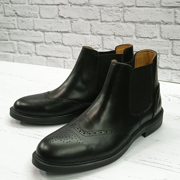 نیم بوت مردانه اسپرت چرم طبیعی مشکی مدل کایوت حراج تک سایز قالب بزرگ