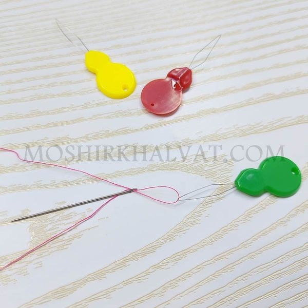 سوزن نخ کن دسته پلاستیکی کد 13238