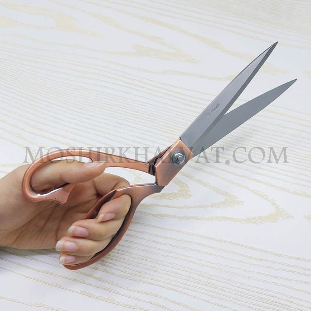 خرید آنلاین قیچی خیاطی برنزی سایز 10.5