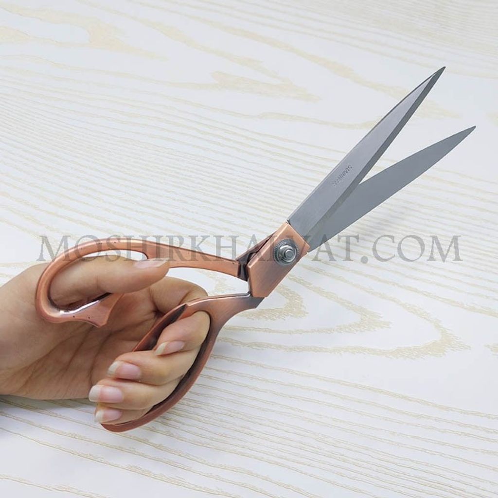 خرید آنلاین قیچی خیاطی برنزی سایز 10.5