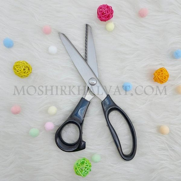 قیچی زیگزاگ مشکی کد 13267