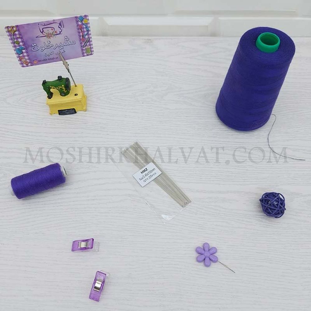 خرید اینترنتی سوزن منجوق دوزی بلند بسته 25 عددی