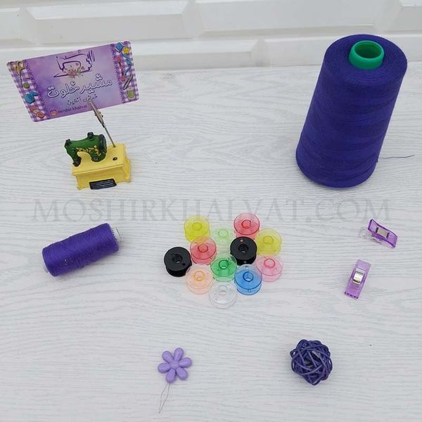 ماسوره پلاستیکی چرخ خانگی بسته 12 عددی