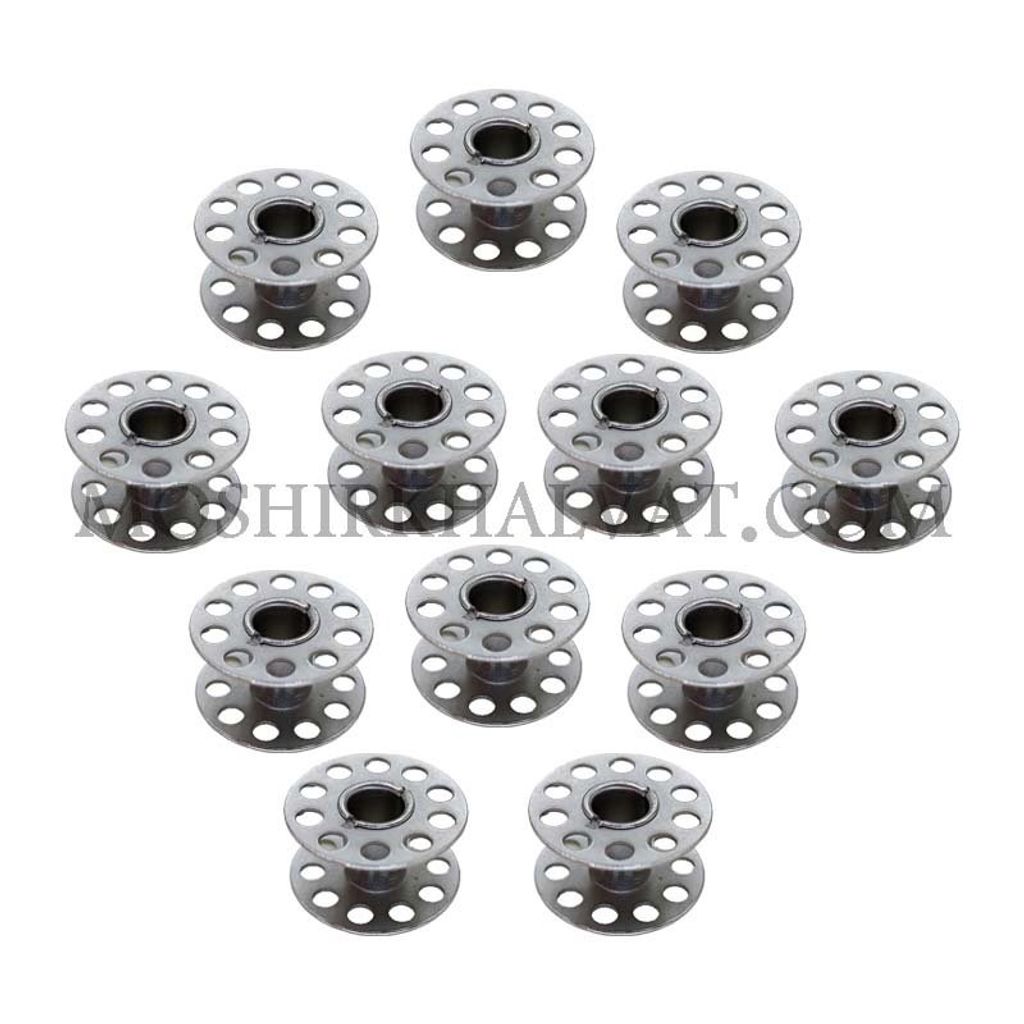 خرید آنلاین ماسوره چرخ خانگی فلزی بسته 12 عددی