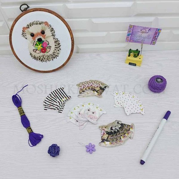 بوبین نخ گلدوزی مقوایی بسته 30 عددی