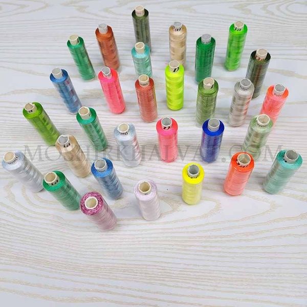 نخ گلدوزی با چرخ داریا بسته 30 عددی