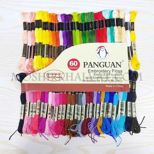 نخ کوبلن مدل پنگوین بسته 60 عددی