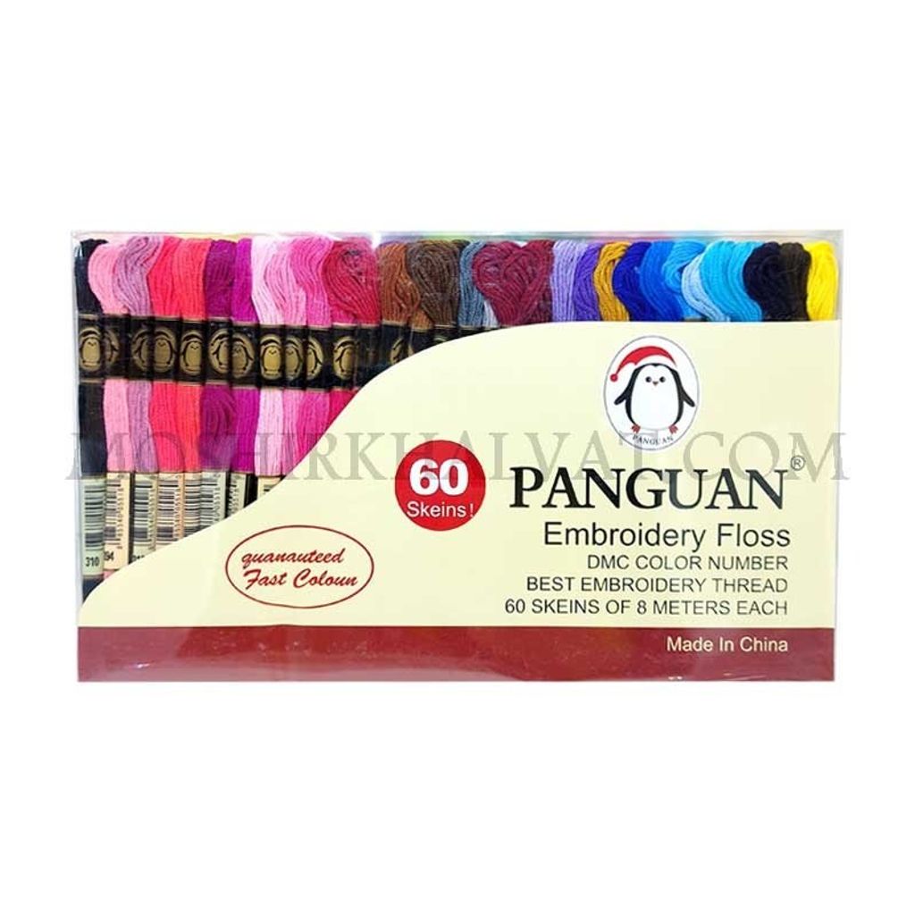 خرید آنلاین نخ کوبلن مدل پنگوئن بسته 60 عددی