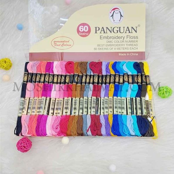 نخ کوبلن مدل پنگوین بسته 60 عددی