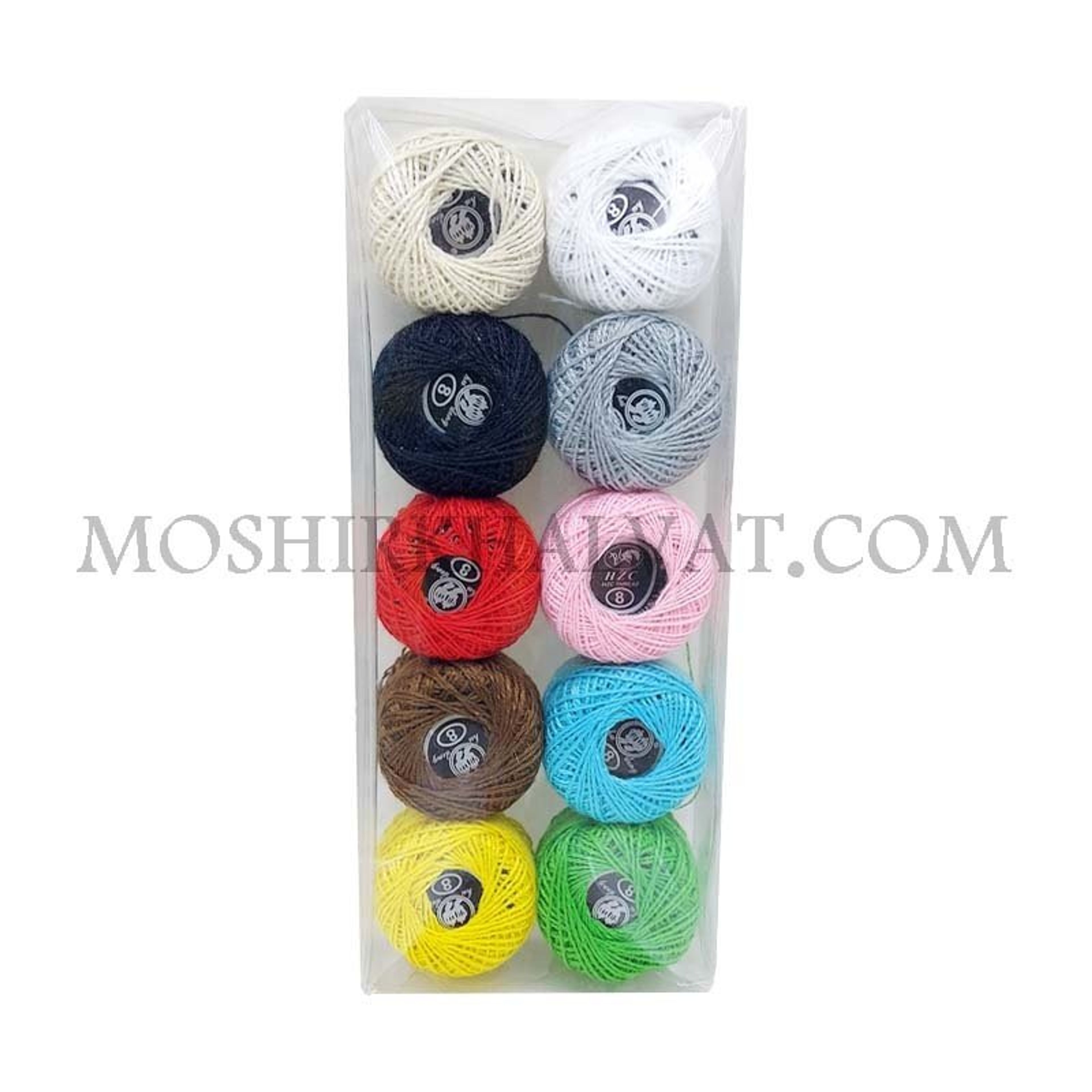 خرید آنلاین نخ گلدوزی عمامه بسته 10 رنگ