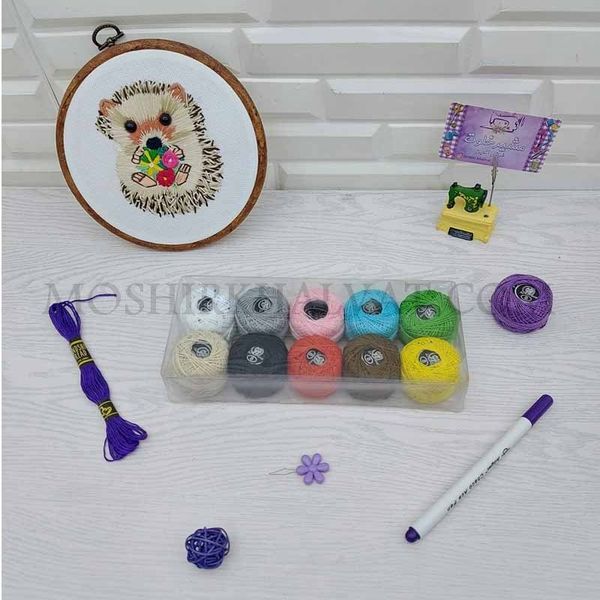 نخ گلدوزی عمامه بسته 10 رنگ