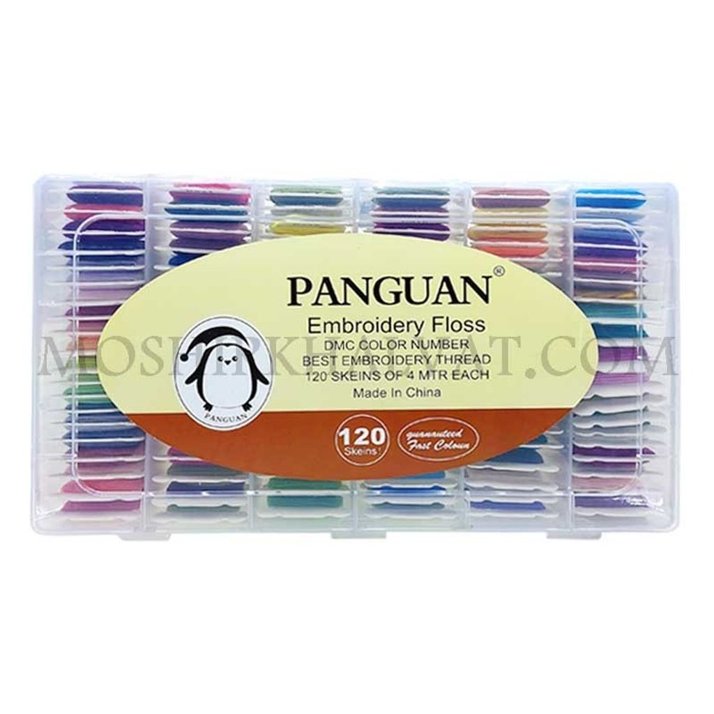 خرید اینترنتی نخ کوبلن بوبین دار مدل پنگوئن 120 عددی