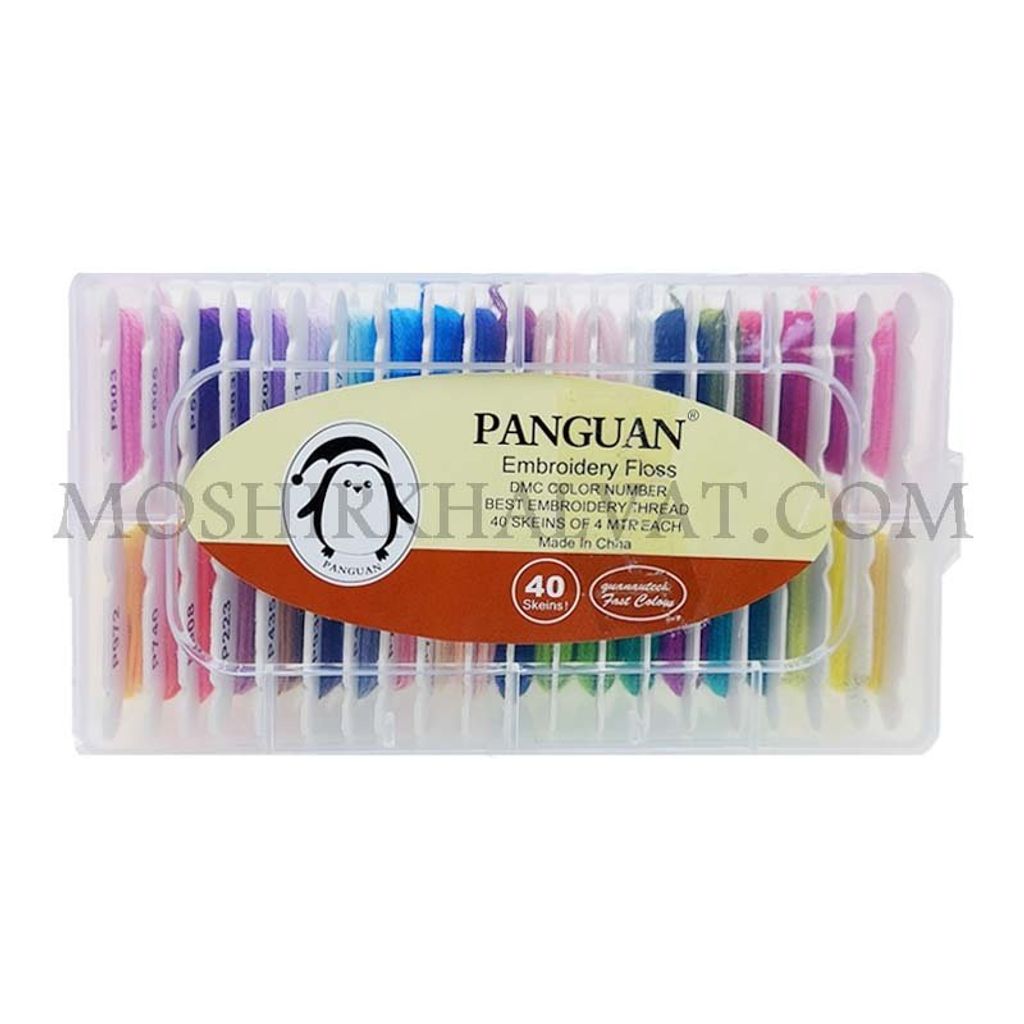 خرید اینترنتی نخ کوبلن بوبین دار مدل پنگوئن 40 عددی