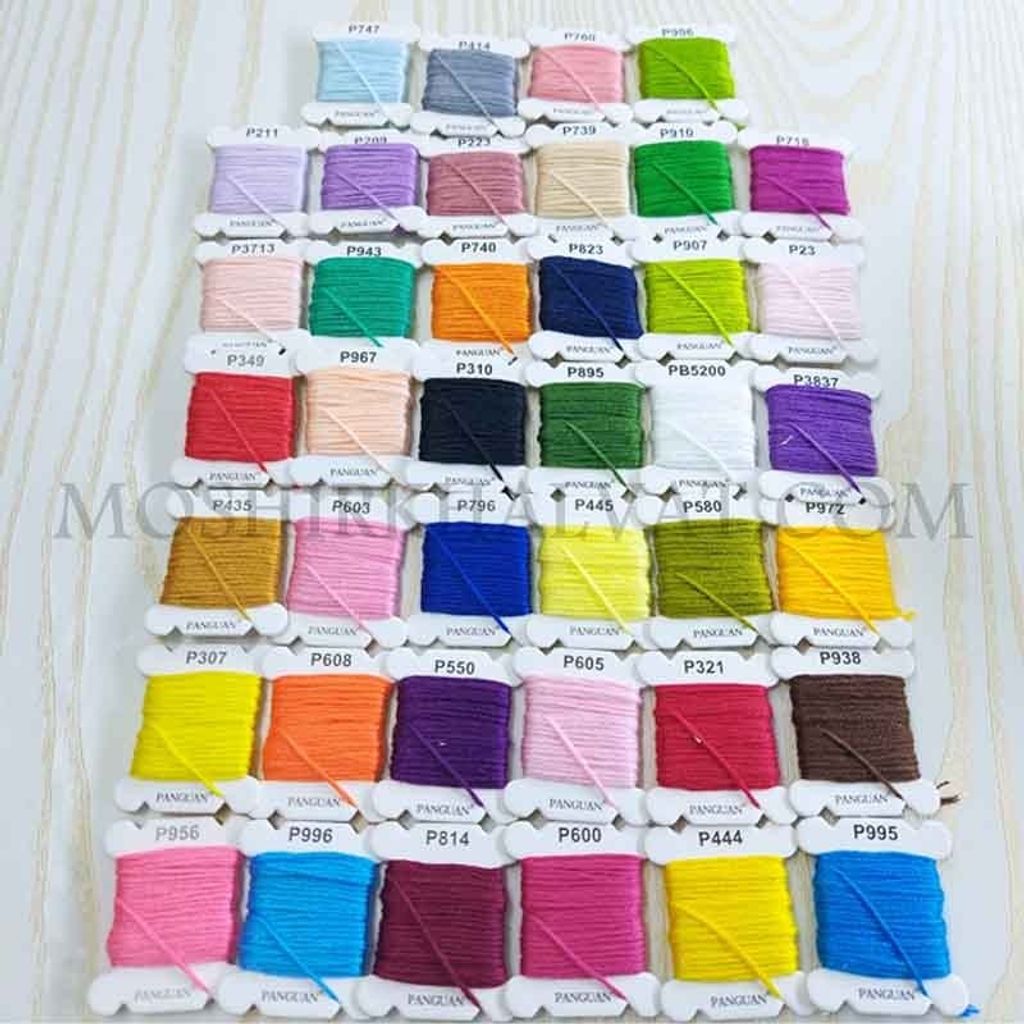 خرید آنلاین نخ کوبلن بوبین دار مدل پنگوئن 40 عددی