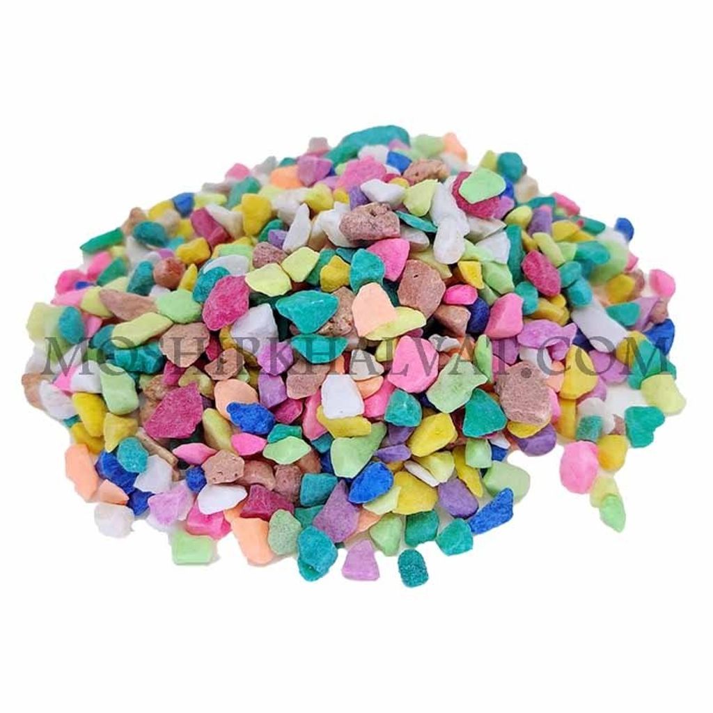 فروش اینترنتی شن رنگی سایز 2 بسته نیم کیلویی