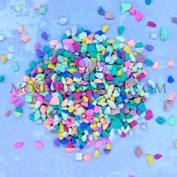 شن رنگی سایز 2 بسته نیم کیلویی