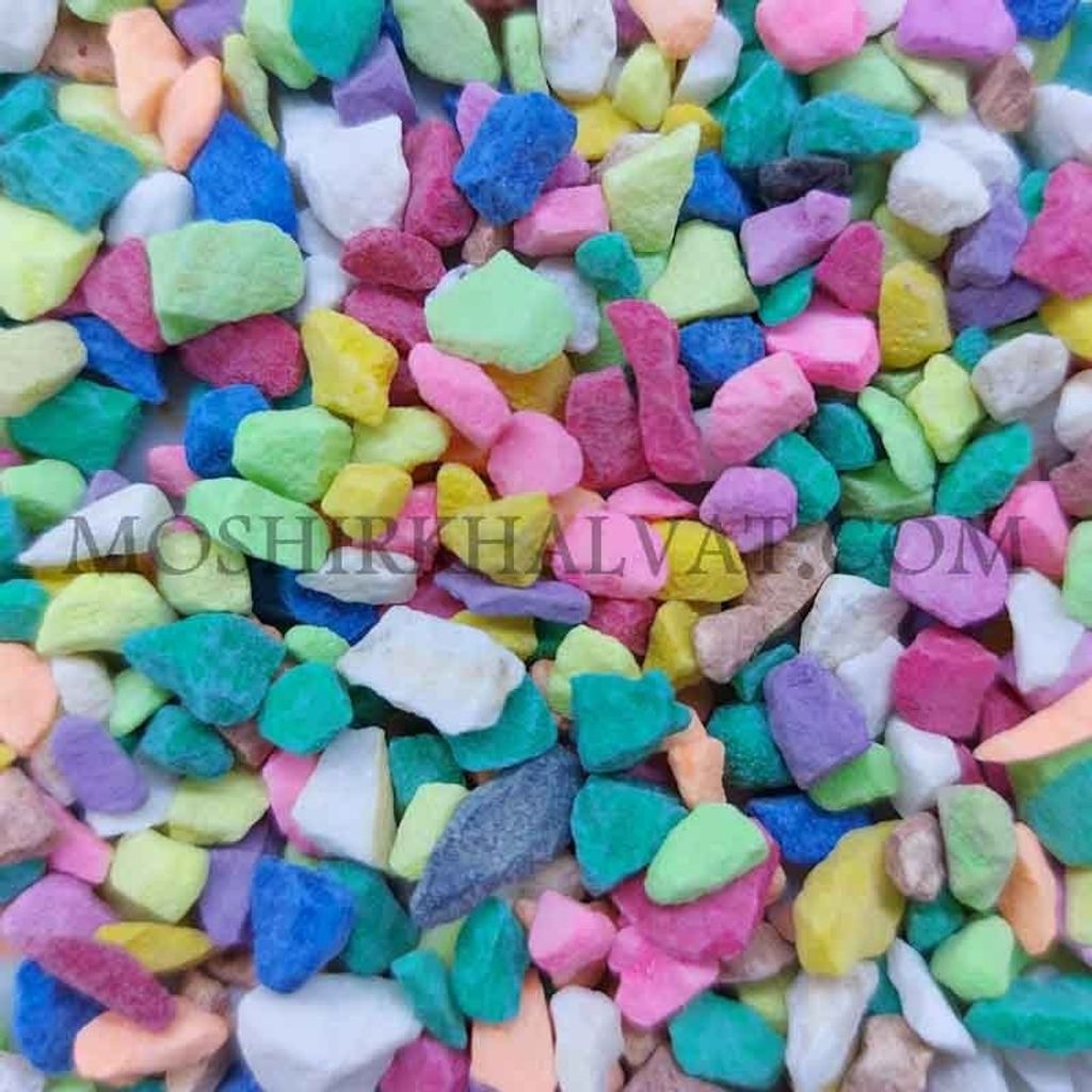 فروش اینترنتی شن رنگی سایز 2 بسته نیم کیلویی