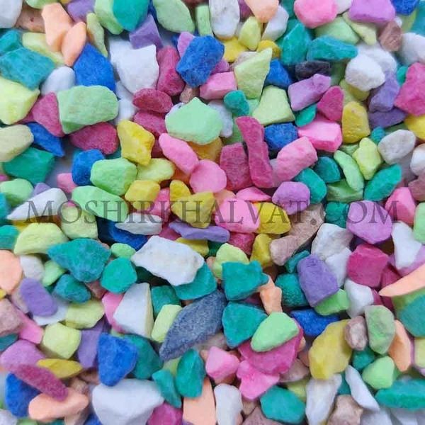 شن رنگی سایز 2 بسته نیم کیلویی