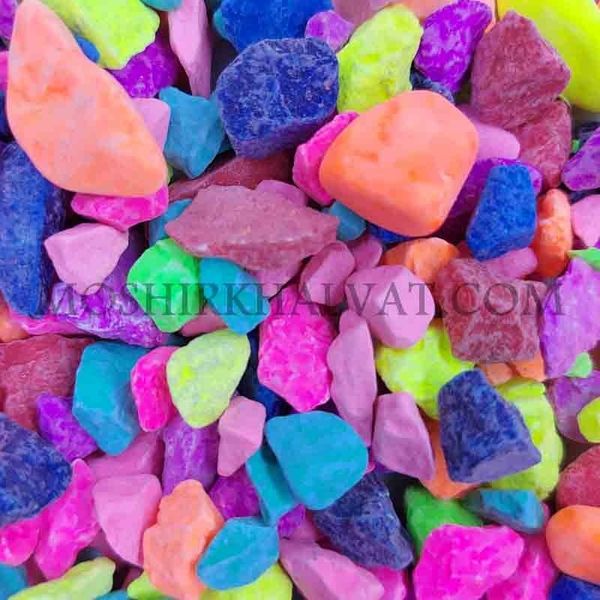 سنگ رنگی سایز 4 بسته نیم کیلویی