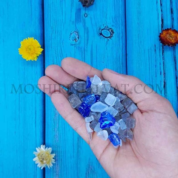 سنگ شیشه ای بسته نیم کیلویی