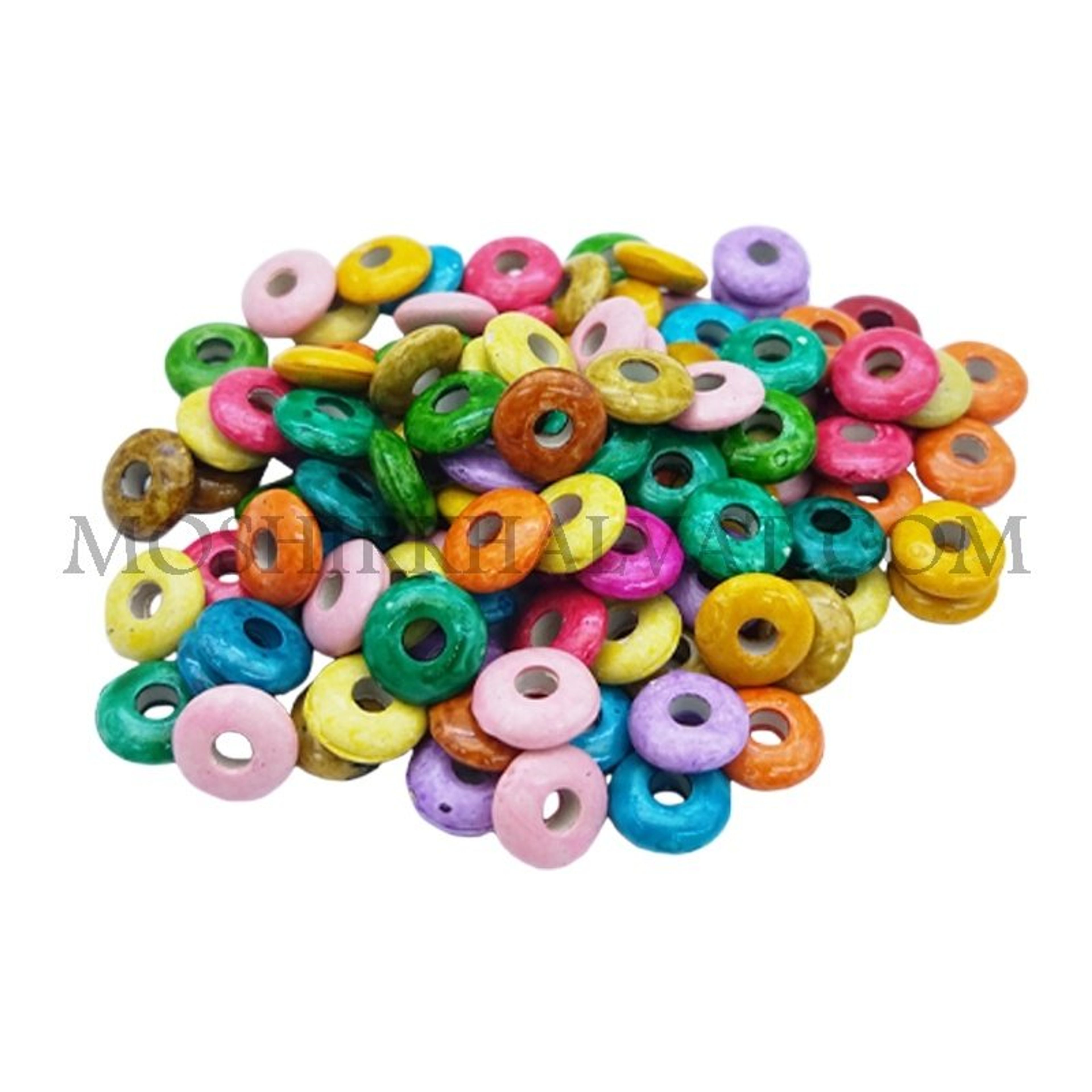 خرید اینترنتی مهره پلاستیکی عدسی بسته 100 عددی