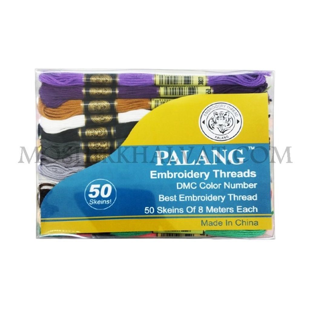 خرید اینترنتی نخ گلدوزی پلنگ بسته 50 عددی