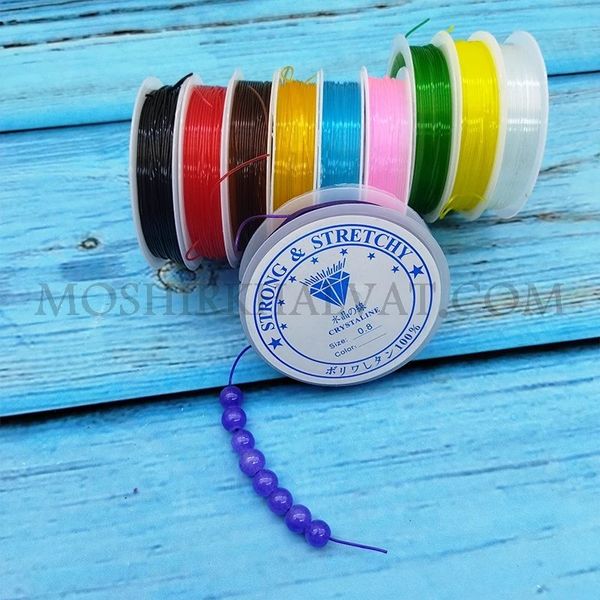 کش دستبند رنگی بسته 10 رنگ