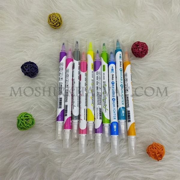 ماژیک پارچه پاک کن دار 10 رنگ