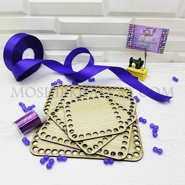 کفی تریکو مربعی