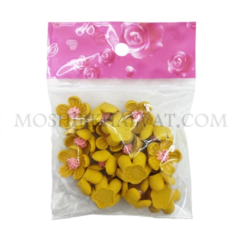 خرید اینترنتی پیکسل خمیری مدل گل بسته 10 عددی