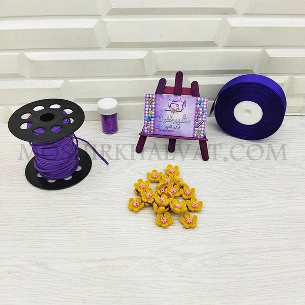 پیکسل خمیری مدل گل بسته 10 عددی